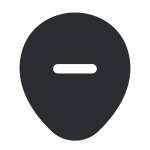 Location Minus SVG Icon